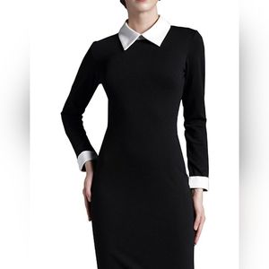 Homeyee | Dresses | Homeyee Black Bodycon Long Sleeved Sheath Dress |  Poshmark